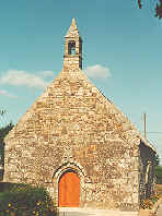 La chapelle Saint Gwénolé restaurée: pignon ouest